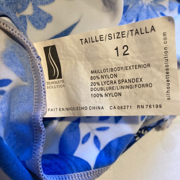 Tankini top sz 12 - Picture 9 of 10